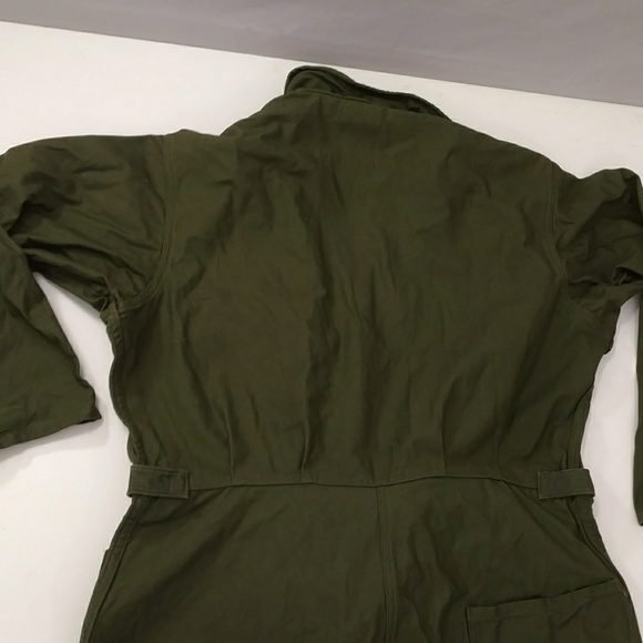 Military Pants Canvas Coveralls Military Drab Green Xl Jumpsuit Top Gun Cosplay Canvas
